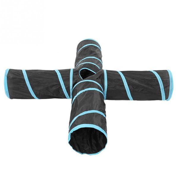 ncn portable foldable 4 way cat play tunnel indoor outdoor pet interactive training toy (blue) cat supplies
ncn portable foldable 4 way cat play tunnel indoor outdoor pet interactive training toy (blue) cat supplies