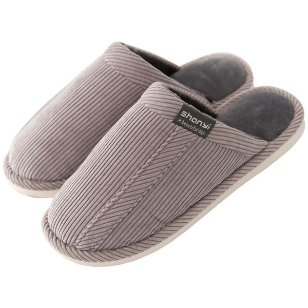 2019 men's fashionable cotton slippers in autumn and winter, home and indoor thick non-slip warm floor slippers, Black
2019 men's fashionable cotton slippers in autumn and winter, home and indoor thick non-slip warm floor slippers, Black