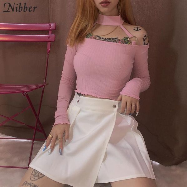 nibber harajuku cute pink strapless crop women t-shirts 2020 autumn winter elegant ruffle casual slim tee shirts mujer, White
nibber harajuku cute pink strapless crop women t-shirts 2020 autumn winter elegant ruffle casual slim tee shirts mujer, White