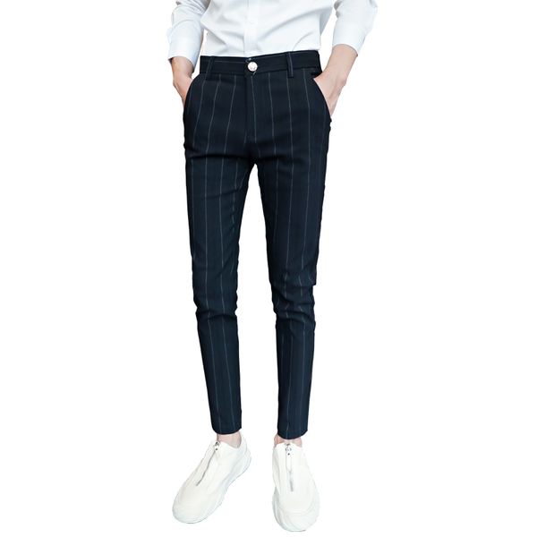 fashion black men's striped trousers 2020 new slim fit men business casual pants size 28 29 30 31 32 33 mens suit pant, White;black
fashion black men's striped trousers 2020 new slim fit men business casual pants size 28 29 30 31 32 33 mens suit pant, White;black