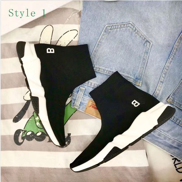 luxury designer women boots 2020 new fashion breathable elastic boots speed trainers with designer sneakers for men and women, Black
luxury designer women boots 2020 new fashion breathable elastic boots speed trainers with designer sneakers for men and women, Black