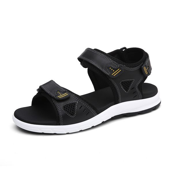 fashion design men's sandals couple sandals summer teen student open toe casual shoes women's sandalias eur35-44, Black
fashion design men's sandals couple sandals summer teen student open toe casual shoes women's sandalias eur35-44, Black