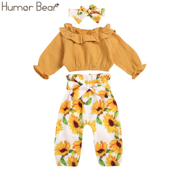 humor bear 2020 new spring autumn baby girl clothing sets kids long sleeve flower pants+headband cute kids clothes outfits, White
humor bear 2020 new spring autumn baby girl clothing sets kids long sleeve flower pants+headband cute kids clothes outfits, White