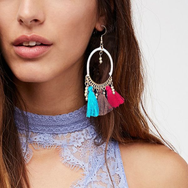 yumfeel 5 colors bohemia long tassels earrings for women fashion statement dangle earrings ethnic jewelry brincos pendientes, Golden
yumfeel 5 colors bohemia long tassels earrings for women fashion statement dangle earrings ethnic jewelry brincos pendientes, Golden