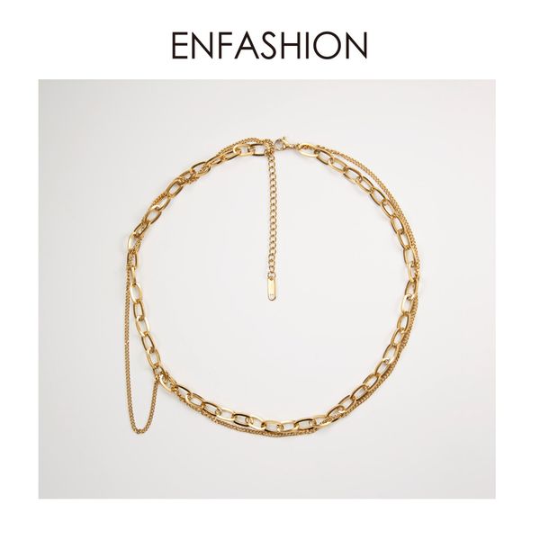enfashion punk double chain choker necklace women gold color stainless steel link chain necklaces femme fashion jewelry p193034, Silver
enfashion punk double chain choker necklace women gold color stainless steel link chain necklaces femme fashion jewelry p193034, Silver