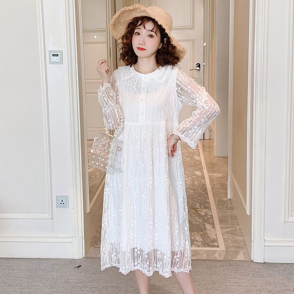 white 2020 summer fashion pregnant women dress long sleeve lace pathwork cotton maternity empire dress sweet
white 2020 summer fashion pregnant women dress long sleeve lace pathwork cotton maternity empire dress sweet