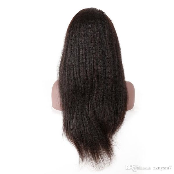 full lace hair wigs for women kinky straight wigs lace wig brazilian remy pre plucked hairline with, Black
full lace hair wigs for women kinky straight wigs lace wig brazilian remy pre plucked hairline with, Black