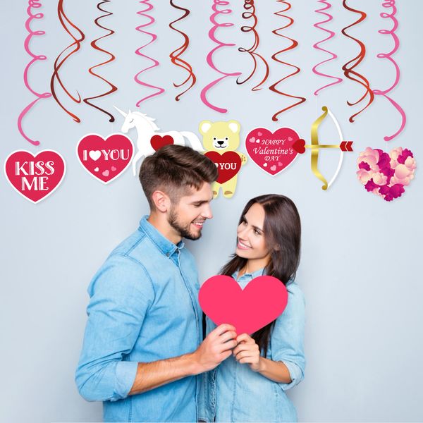 i love u valentine's day party decorations sweet heart rose kiss me celiling hanging swirl romantic xmas wedding party supplies
i love u valentine's day party decorations sweet heart rose kiss me celiling hanging swirl romantic xmas wedding party supplies