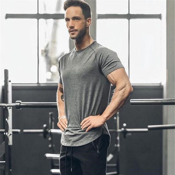 brand plain gym clothing fitness t shirt men fashion extend long hip hop summer short sleeve t-shirt cotton bodybuilding muscle tee, White;black
brand plain gym clothing fitness t shirt men fashion extend long hip hop summer short sleeve t-shirt cotton bodybuilding muscle tee, White;black