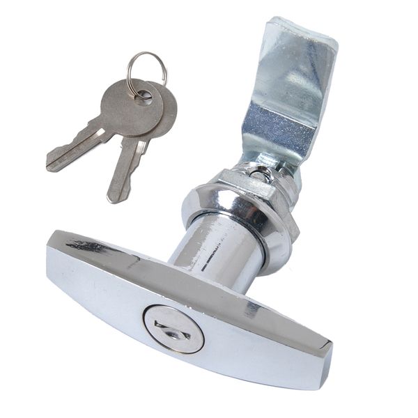 t handles door latch lock and keys set for bottom & side hinged doors. compatible handle hardware parts - chrome
t handles door latch lock and keys set for bottom & side hinged doors. compatible handle hardware parts - chrome