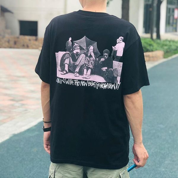 20ss new beat tee printed tee summer men women simple highstreet retro t-shirt skateboard hip hop short sleeve breathable hflstx521, White;black
20ss new beat tee printed tee summer men women simple highstreet retro t-shirt skateboard hip hop short sleeve breathable hflstx521, White;black