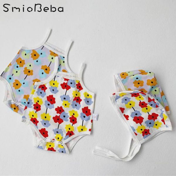 ins summer korea girls colorful rompers with hats baby flower sling hatchwear cute triangle creeper hoodie newborn girl clothes, Blue
ins summer korea girls colorful rompers with hats baby flower sling hatchwear cute triangle creeper hoodie newborn girl clothes, Blue