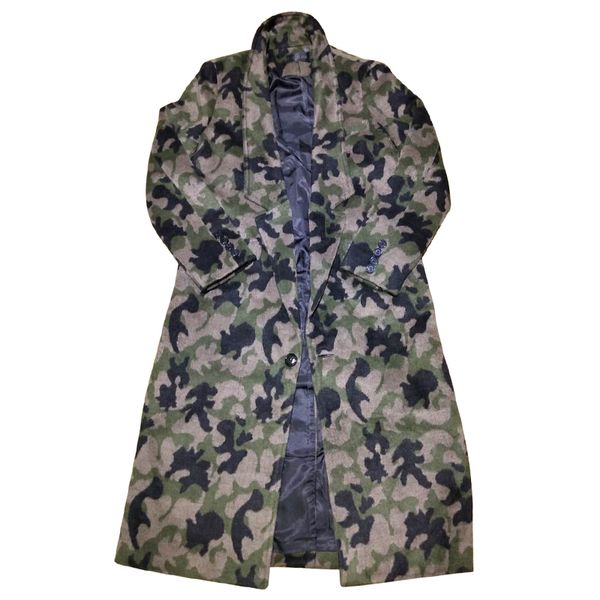 autumn and winter woolen coat trend dark camouflage casual coat windbreaker male korean students handsome youth, Black
autumn and winter woolen coat trend dark camouflage casual coat windbreaker male korean students handsome youth, Black