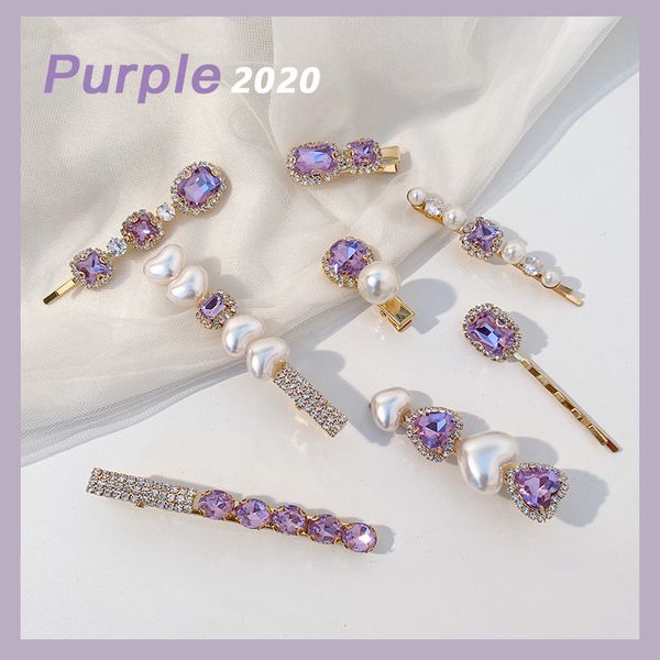 crystal hair clips for women retro vintage design french style women hair accessories light purple rhinestone crystal hair clips, Black;brown
crystal hair clips for women retro vintage design french style women hair accessories light purple rhinestone crystal hair clips, Black;brown