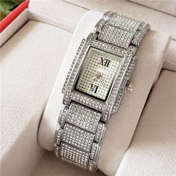 small iced diamond watch lady watches women dial luxury square female quartz movement unique wristwatch simulation clock out watche kbca, Slivery;brown
small iced diamond watch lady watches women dial luxury square female quartz movement unique wristwatch simulation clock out watche kbca, Slivery;brown