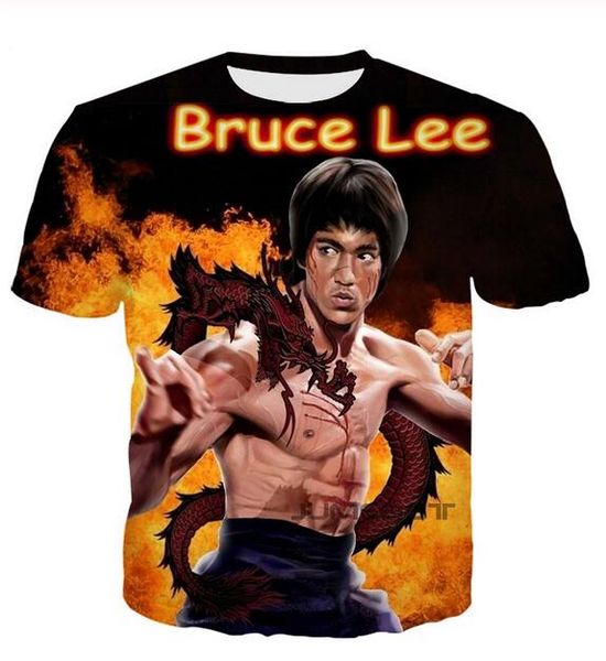 new fashion mens / womans bruce lee shirt summer style funny 3d print casual t-shirt plus size t0193, White;black
new fashion mens / womans bruce lee shirt summer style funny 3d print casual t-shirt plus size t0193, White;black