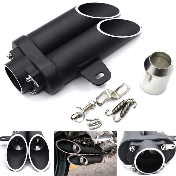 universal 38-51mm motorcycle double tube muffler for er-6f er-6n zx-6 zzr600 zx9r z750 ninja 650r z750s
universal 38-51mm motorcycle double tube muffler for er-6f er-6n zx-6 zzr600 zx9r z750 ninja 650r z750s