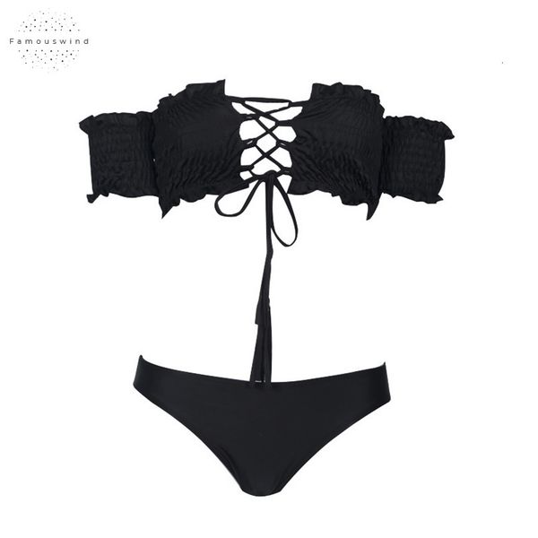 bikini set spandex women push up hollow out bathing suit swimsuit off shoulder swimsuit womens separate bikini 2019 mujer, White;black
bikini set spandex women push up hollow out bathing suit swimsuit off shoulder swimsuit womens separate bikini 2019 mujer, White;black