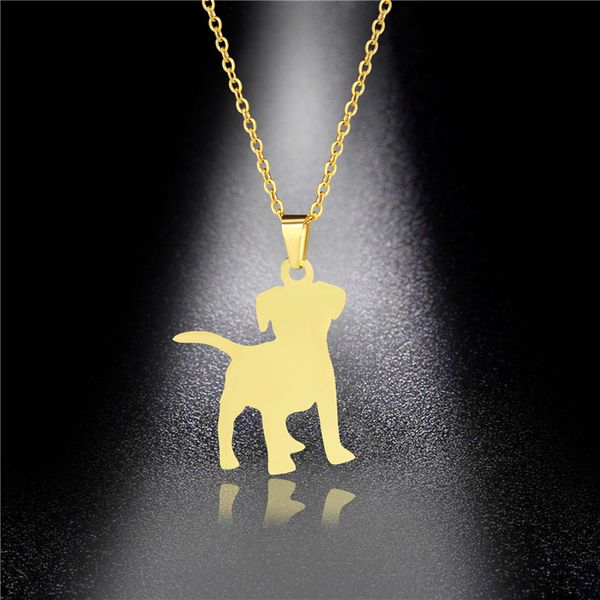 pet puppy necklace european and american titanium steel pendant tide girl hip hop stainless steel necklace dog pendant, Silver
pet puppy necklace european and american titanium steel pendant tide girl hip hop stainless steel necklace dog pendant, Silver