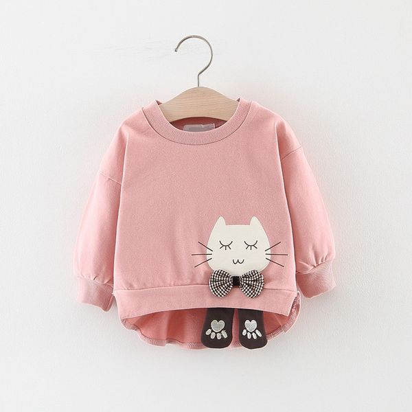 2019 Autumn Girls Sweatshirts Baby Infants Girl Clothes Kids Toddler Cartoon Cat Bow Long Sleeve Pullover Tops Outwear WT769
2019 Autumn Girls Sweatshirts Baby Infants Girl Clothes Kids Toddler Cartoon Cat Bow Long Sleeve Pullover Tops Outwear WT769