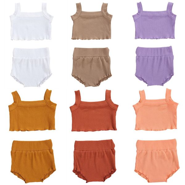 2020 baby summer clothing 2 pieces kids suit set fashionable solid color sleeveless t-shirts vest and shorts for baby girls, White
2020 baby summer clothing 2 pieces kids suit set fashionable solid color sleeveless t-shirts vest and shorts for baby girls, White
