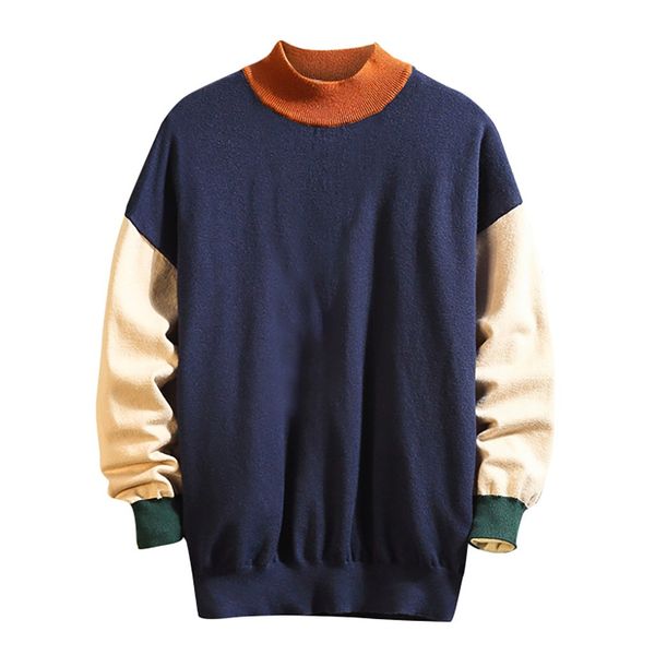casual long sleeve sweater men autumn winter korean style color collision knitted sweater men pullover jumper fashion, White;black
casual long sleeve sweater men autumn winter korean style color collision knitted sweater men pullover jumper fashion, White;black