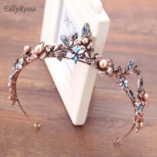 vintage rose gold bride crowns pearls flower colorful crystals women's hairbands for wedding party headress for girls pageant, Golden;white
vintage rose gold bride crowns pearls flower colorful crystals women's hairbands for wedding party headress for girls pageant, Golden;white