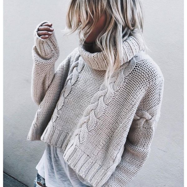 slim solid twist knitted jumper sweater autumn winter women sweaters and pullovers korean style long sleeve casual crop sweater, White;black
slim solid twist knitted jumper sweater autumn winter women sweaters and pullovers korean style long sleeve casual crop sweater, White;black