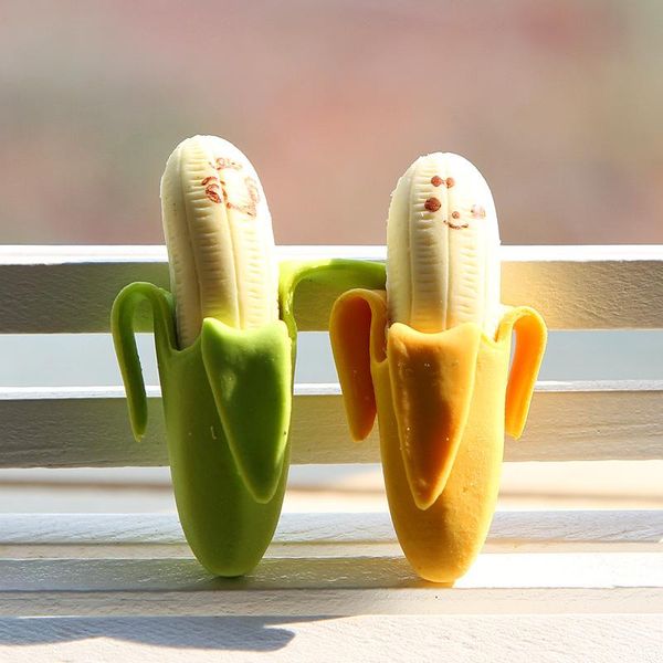 lovely cute banana fruit style rubber pencil eraser students stationery school supplies material escolar erasers for kids
lovely cute banana fruit style rubber pencil eraser students stationery school supplies material escolar erasers for kids