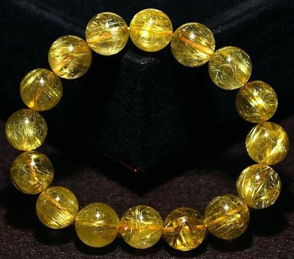 natural de cuarzo rutilado de oro del pelo del oro cuentas riqueza pulsera de 6mm cristal, Black
natural de cuarzo rutilado de oro del pelo del oro cuentas riqueza pulsera de 6mm cristal, Black