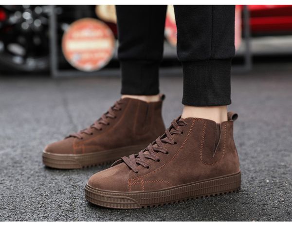winter men shoes fashion brown leather boots for men casual snow boots winter casual leather shoes, Black
winter men shoes fashion brown leather boots for men casual snow boots winter casual leather shoes, Black