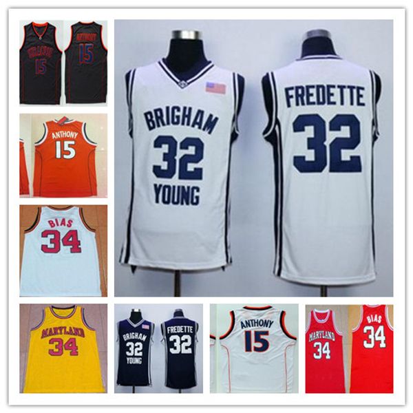 NCAA #34 Len Bias #32 Jimmer Fredette Brigham Young Cougars mens Maryland Terrapins Jersey #15 Carmelo Anthony Syracuse stitched Jersey
NCAA #34 Len Bias #32 Jimmer Fredette Brigham Young Cougars mens Maryland Terrapins Jersey #15 Carmelo Anthony Syracuse stitched Jersey