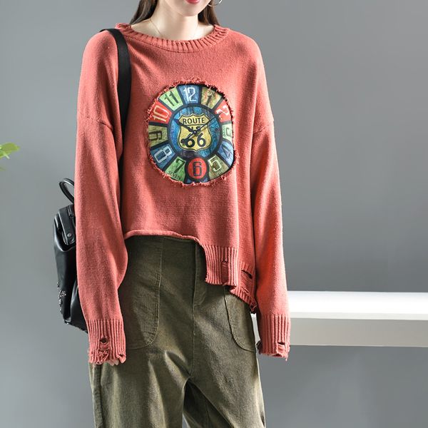 autumn sweater fashion women irregular knitting hole pullovers 2019 new ladies loose o-neck long-sleeved patchwork sweater, White;black
autumn sweater fashion women irregular knitting hole pullovers 2019 new ladies loose o-neck long-sleeved patchwork sweater, White;black