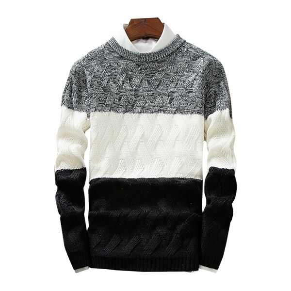 striped pullover men o neck sweater men long sleeve shirt mens sweaters casual dress brand knitwear pull homme sh190930, White;black
striped pullover men o neck sweater men long sleeve shirt mens sweaters casual dress brand knitwear pull homme sh190930, White;black
