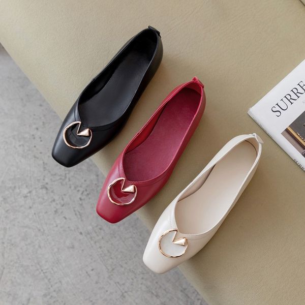 mljuese 2020 women pumps soft cow leather autumn spring square toe black color metal decoration low heels party dress
mljuese 2020 women pumps soft cow leather autumn spring square toe black color metal decoration low heels party dress