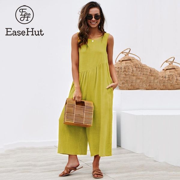 easehut solid sleeveless back hollow out overalls jumpsuit for women side pockets high waist wide leg rompers womens jumpsuit, Black;white
easehut solid sleeveless back hollow out overalls jumpsuit for women side pockets high waist wide leg rompers womens jumpsuit, Black;white