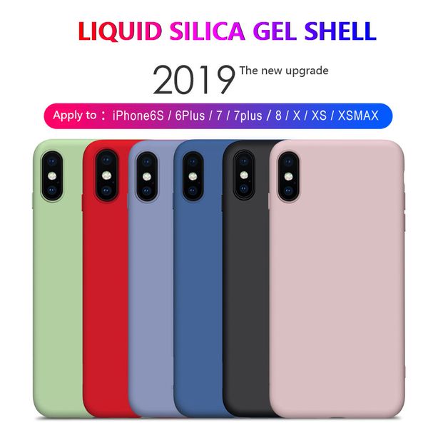 Quality Liquid Silicone Case for iPhone Xs Max Xr X 8 7 6 Plus Gel Rubber Shockproof Phone Cover Full Designer Phone Case
Quality Liquid Silicone Case for iPhone Xs Max Xr X 8 7 6 Plus Gel Rubber Shockproof Phone Cover Full Designer Phone Case