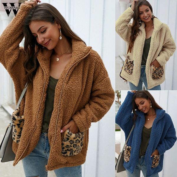 womail womens coats women leopard print fleece long sleeves zipper keep warm coat women abrigo 2019 s-xl, Black;brown
womail womens coats women leopard print fleece long sleeves zipper keep warm coat women abrigo 2019 s-xl, Black;brown