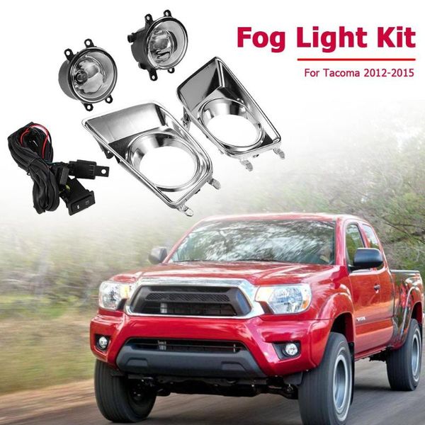 electroplated front bumper fog light kit with bezel for tacoma 2012-2015 styling replacement driving light frame decoration
electroplated front bumper fog light kit with bezel for tacoma 2012-2015 styling replacement driving light frame decoration