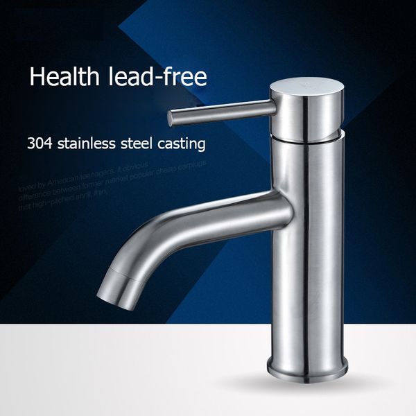 stainless steel wire-drawing basin faucet single-hole cold and water table basin faucet washbasin
stainless steel wire-drawing basin faucet single-hole cold and water table basin faucet washbasin