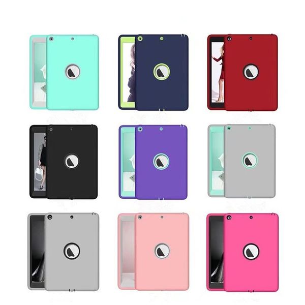 3in1 extreme heavy duty shockproof for ipad mini 3 case shockproof defender cover for ipad pc+tpc hybride for ipad case