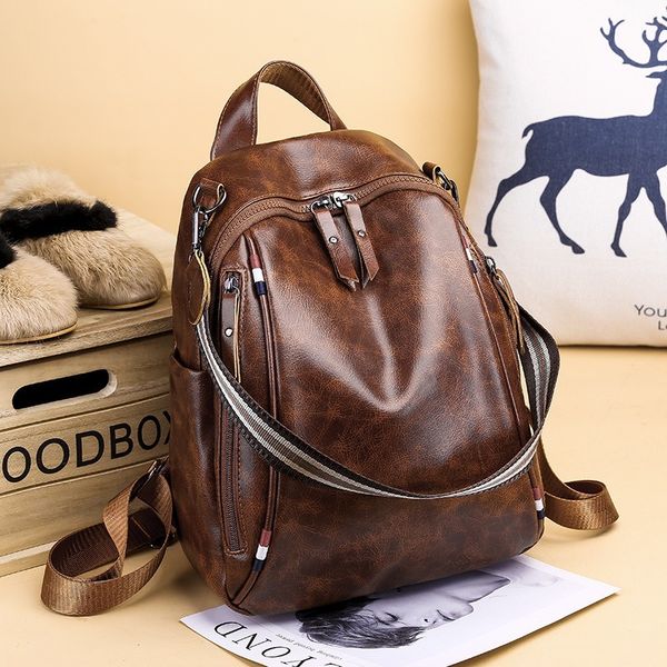 2020 new women's backpack korean version of the women's backpack fashion and simple
2020 new women's backpack korean version of the women's backpack fashion and simple