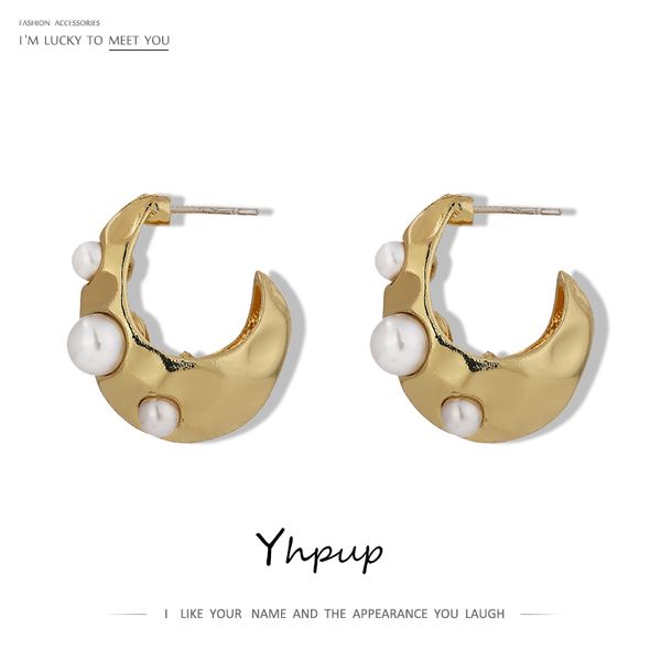 yhpup fashion geometric stud earrings personalized simulated pearls jewelry simple gold earrings for women aretes de mujer 2020, Golden;silver
yhpup fashion geometric stud earrings personalized simulated pearls jewelry simple gold earrings for women aretes de mujer 2020, Golden;silver