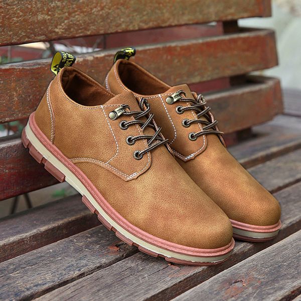 men's casual anti-skid comfortable lace up outdoor driving oxfords leather shoes fashion solid autumn non slip shoes, Black
men's casual anti-skid comfortable lace up outdoor driving oxfords leather shoes fashion solid autumn non slip shoes, Black