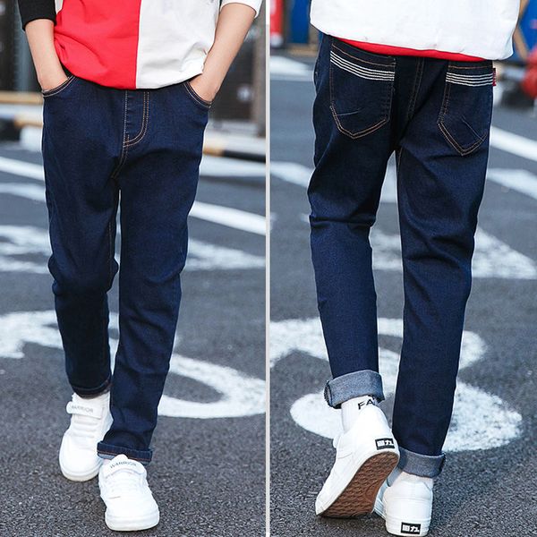 2020 new fashion kids 4-14y children denim long pants boys slim straight jeans boy casual trousers kids classic dark blue pants, White
2020 new fashion kids 4-14y children denim long pants boys slim straight jeans boy casual trousers kids classic dark blue pants, White