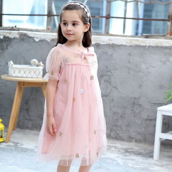 new girls sequined star embroidery sweet tutu skirt cotton lining princess dress, Red;yellow
new girls sequined star embroidery sweet tutu skirt cotton lining princess dress, Red;yellow