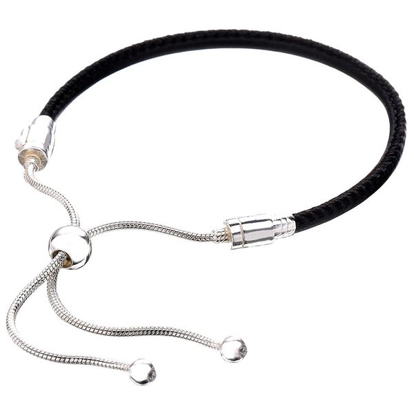original moments leather with adjustable sliding clasp bracelet bangle fit 925 sterling silver bead charm diy europe jewelry, Golden;silver
original moments leather with adjustable sliding clasp bracelet bangle fit 925 sterling silver bead charm diy europe jewelry, Golden;silver