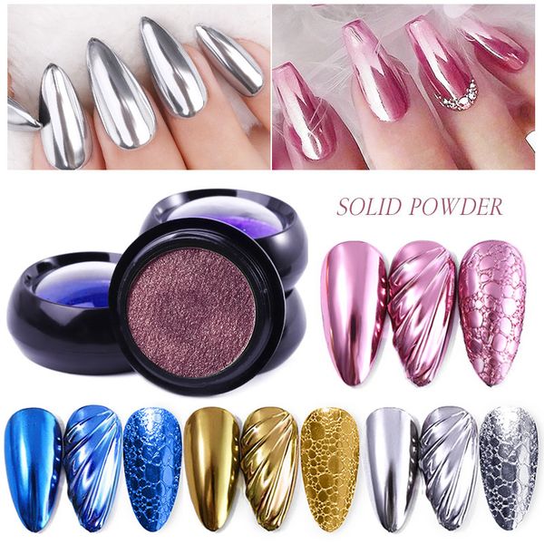 solid mirror powders nail glitters metallic nail powder dust for art pigment holographics diy decorations manicuring, Silver;gold
solid mirror powders nail glitters metallic nail powder dust for art pigment holographics diy decorations manicuring, Silver;gold