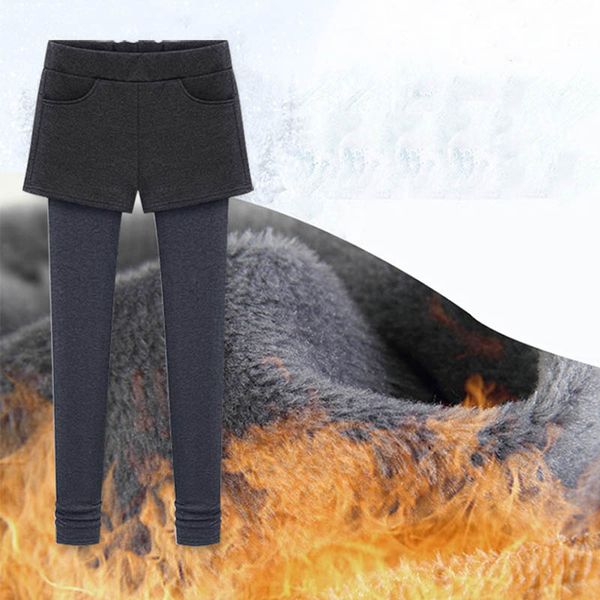 normov fashion winter false two-piece pant skirt women leggings high waist high elasticity slim solid m-6xl plus size leggings, Black
normov fashion winter false two-piece pant skirt women leggings high waist high elasticity slim solid m-6xl plus size leggings, Black