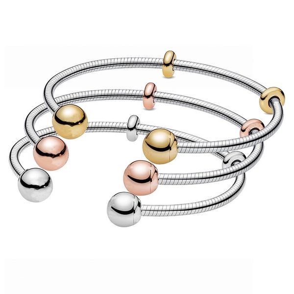 rose gold & silver moments snake chain style open bangle bracelet fit europe bangle 925 sterling silver bead charm diy jewelry, Golden;silver
rose gold & silver moments snake chain style open bangle bracelet fit europe bangle 925 sterling silver bead charm diy jewelry, Golden;silver